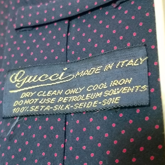 Gucci Tie 100% silk and gorgeous vintage tie - Picture 5 of 8